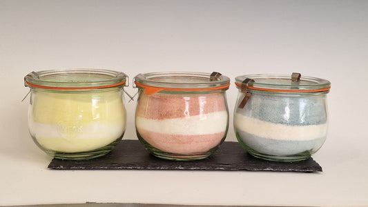 Candle Crunch -  glazen potten