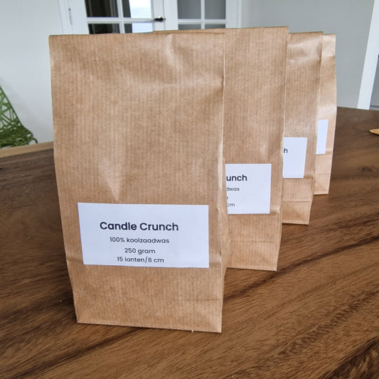 candle crunch - zakje 4x 250 gram - koolzaadwas