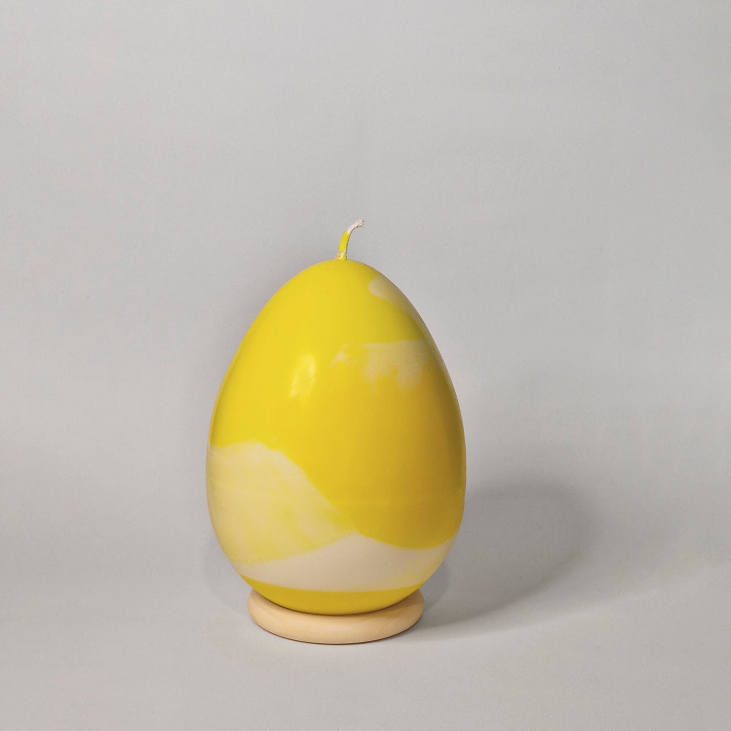 OVAL - Yellow-white - unscented 